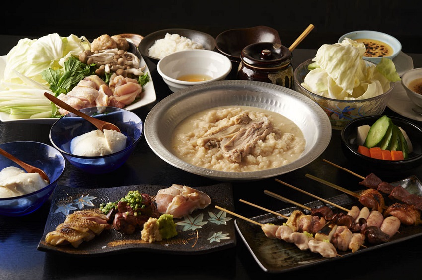 横浜にある鶏料理専門の居酒屋「とりいちず」のメニュー